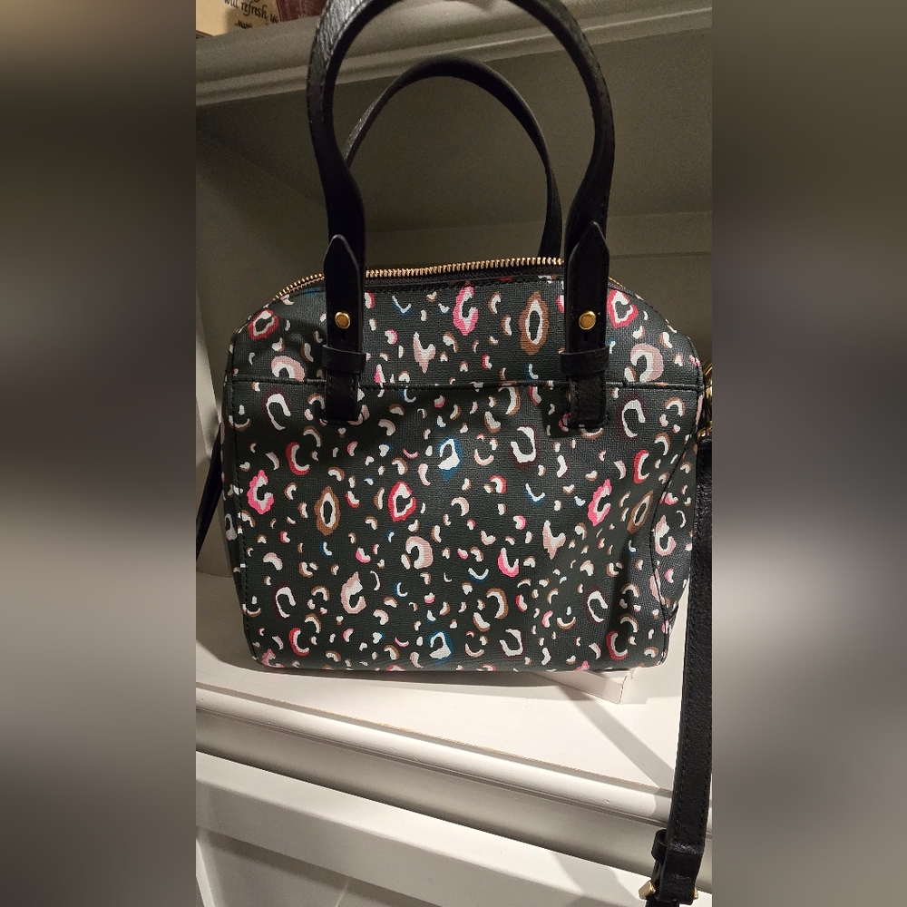 Fossil Colorful Leopard Purse